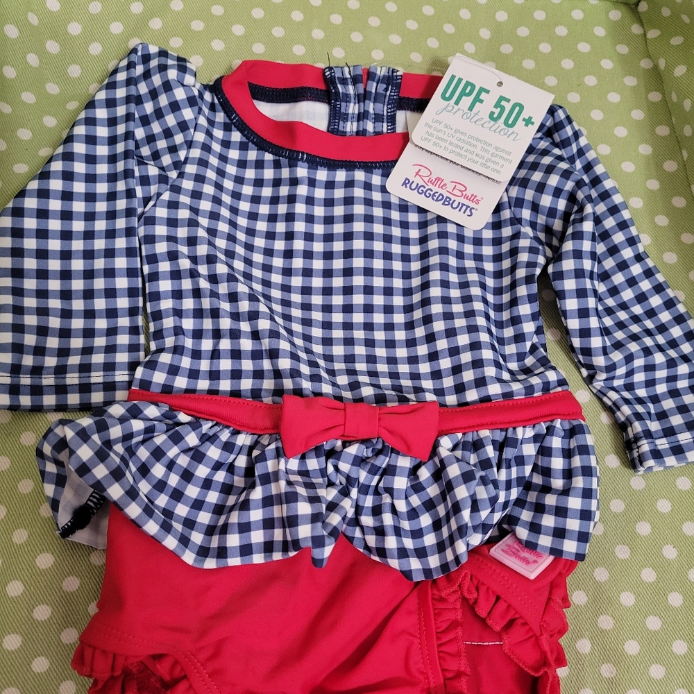 Rugged butts Baby swim suit NWT